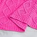 Homiest Hot Pink Cable Knit Throw, 60 x 80 Inch Acrylic Knitted Blanket with Diamond Texture, Soft & Cozy Decorative Blanket for Couch, Bed, Sofa