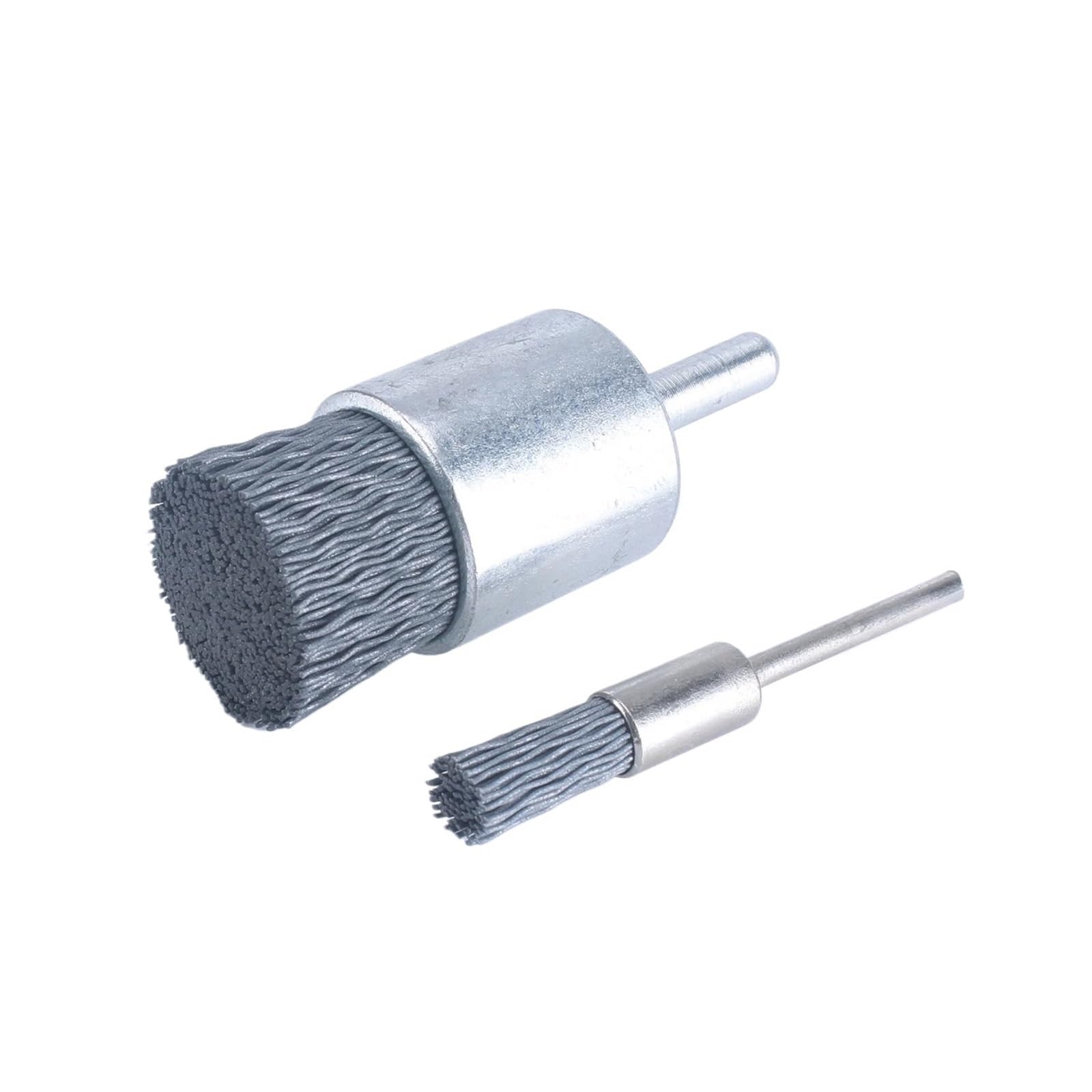 cepillo de alambre, Cepillo abrasivo de nailon con extremo copa Cepillos abrasivos , alambre carburo silicio, óxido taladro(320Grit 0.66in(17mm))