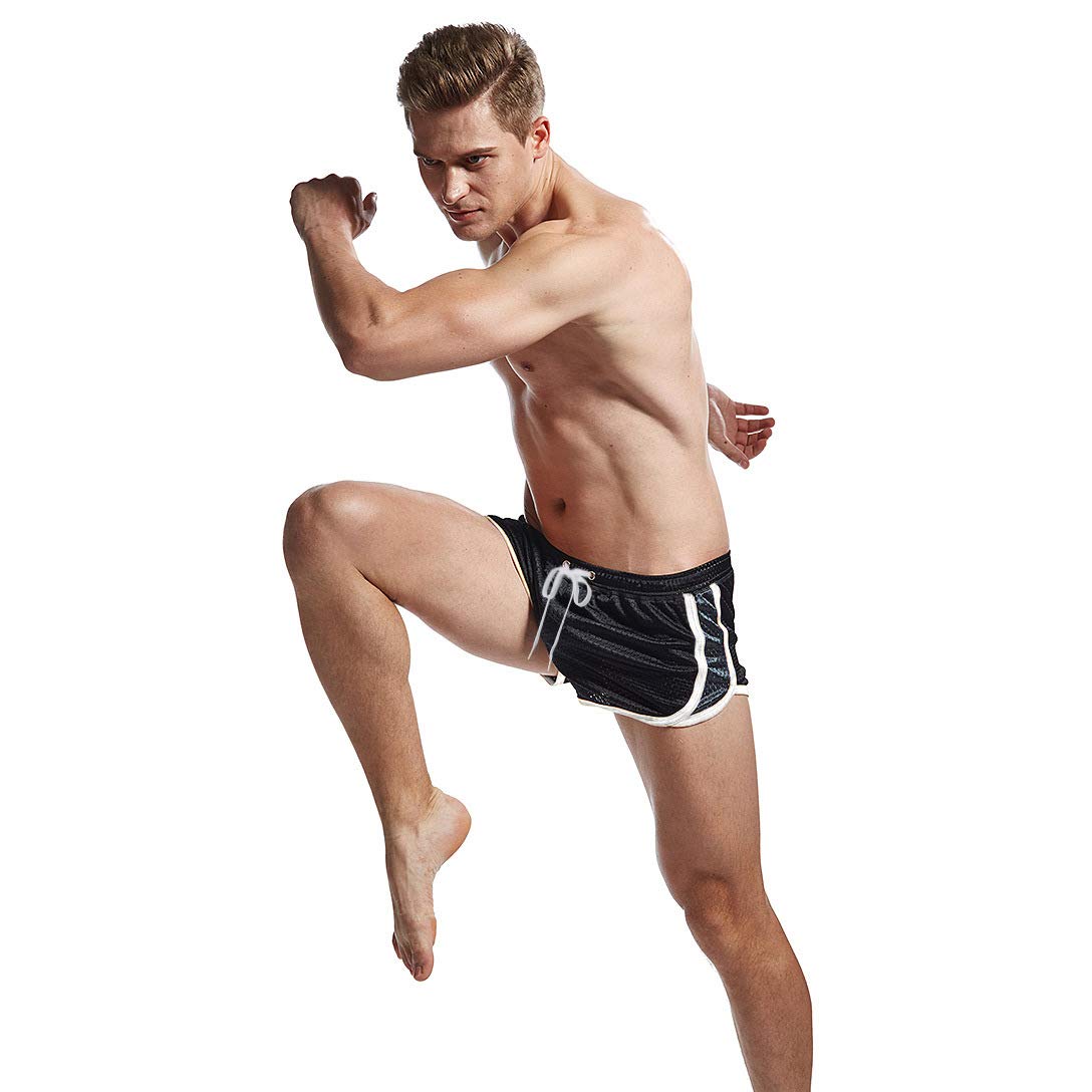 AIMPACT Mens Running Shorts Breathing Workout Gym Booty Short Shorts