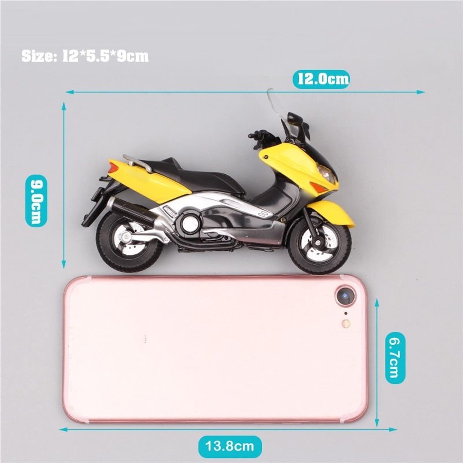 Scala 1/18 Per Yamaha XP500 Tmax 2001 Scooter Moto Modelli Diecast Bike Toys Veicolo Di Souvenir Hobby
