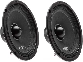 2 Skar Audio NPX65-4 6.5" 300 Watt 4-Ohm Neodymium Pro Audio Mid-Range Loudspeaker - 2 Speakers