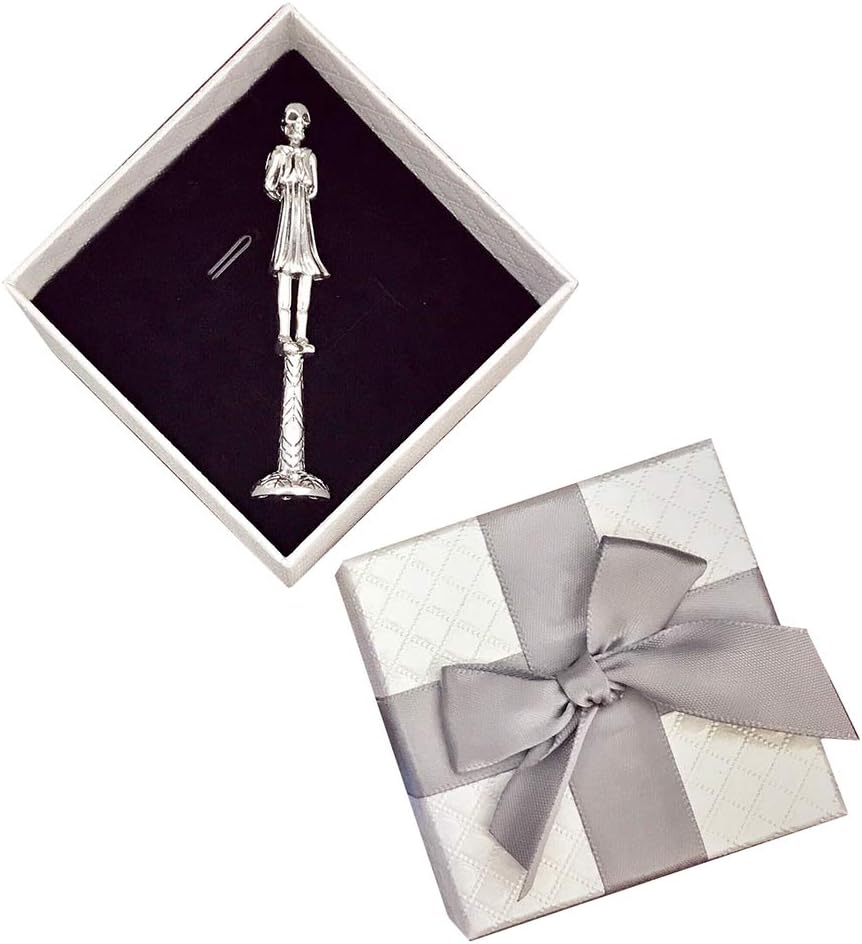 FHUILI Tobacco Pipe Pressure Bar Pipe Tamper Tool - 925 Sterling Silver Tobacco Pipe Cleaners Tool - Metal Anti-Extinguishing Pressure Bar Pipes Cleaning Tool