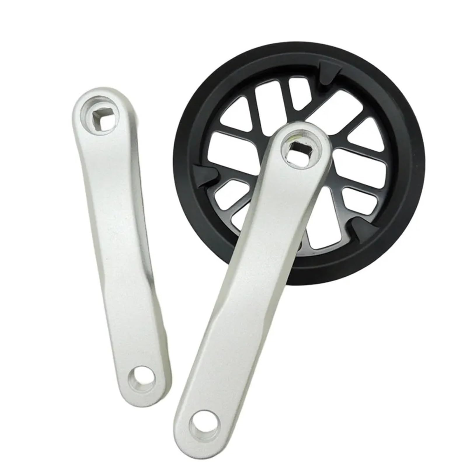 Mountain Bike Guarnitura Pieghevole Della Bicicletta Corona 32T 127/140/152mm In Lega di Alluminio Singola Velocità Variabile Manovella Per Mountain Bike Strada Bicicletta