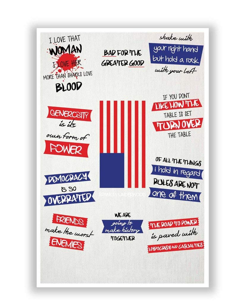 5 Ace USA FLAG WALL POSTER STICKER FOR BEDROOM,LIVING ROOM,OFFICES OF 300 GSM (12x18) inch WITHOUT FRAME