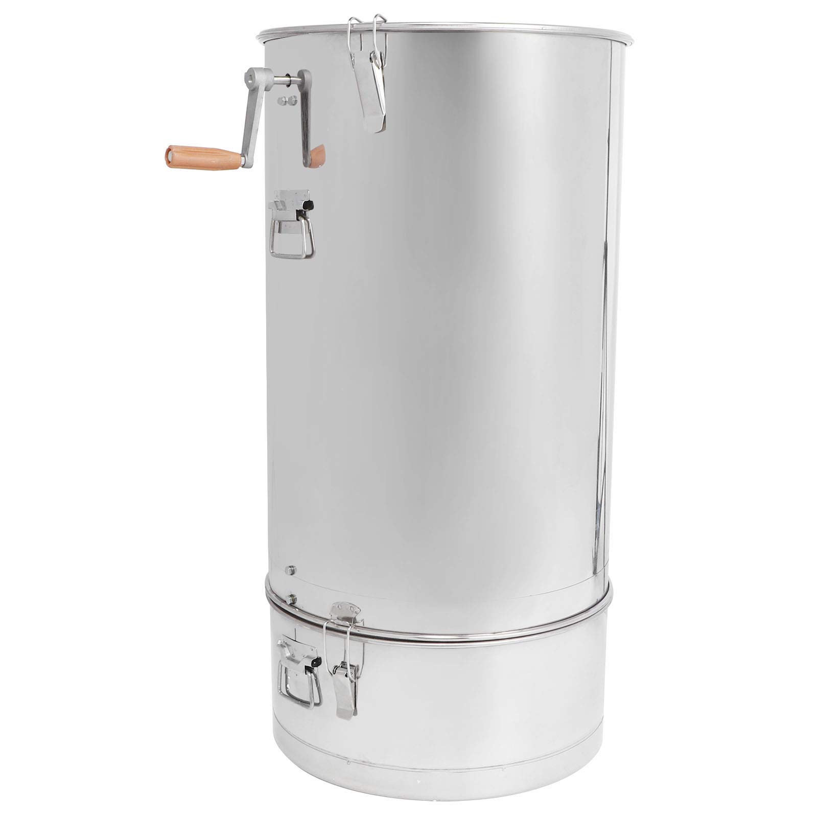 Qcwwy Smielatore Manuale in Acciaio Inox, Centrifuga per con Filtro e Ingranaggio in Ghisa 89x46x46 Cm, for Apicoltura