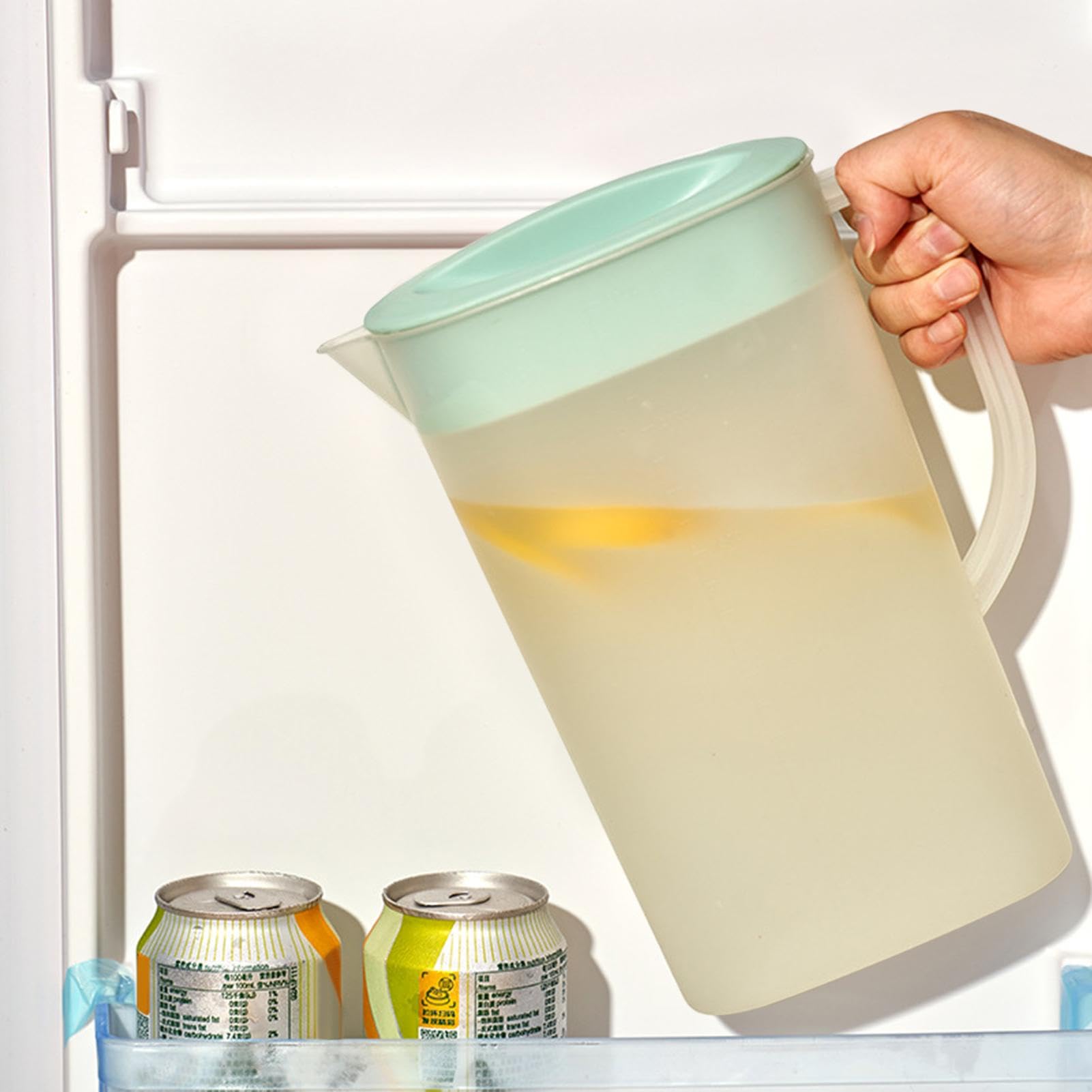 Brocca di plastica con coperchio grande capacità resistenza