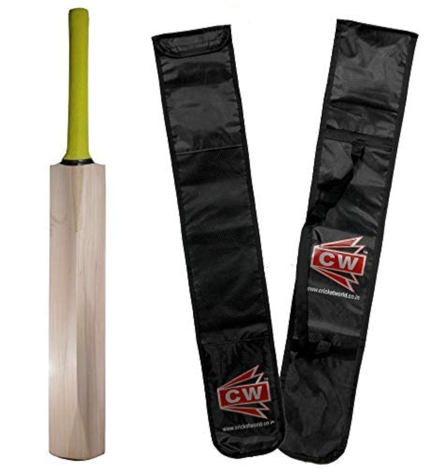 CW Plain Kashmir Willow BAT for Leather Ball Thick Edges Junior Kashmir Willow Cricket BAT Youth Boys Men Adult Full Size BAT for Men (6 for 12-13 YRS)-image-7