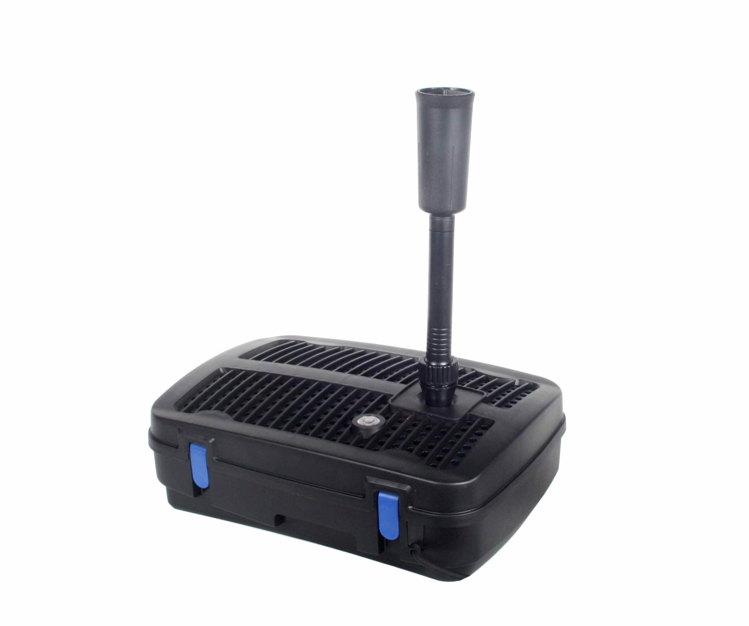 Bass Polska Bomba de estanque 3 en 1 con clarificador UVC y kit de fuente, 2500 l/h, lámpara UV de 11 W, 54 W, cable de 8 m, 3 accesorios para fuente