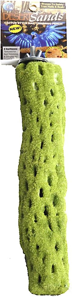 Polly's Desert Sands Bird Perch, Green, Large