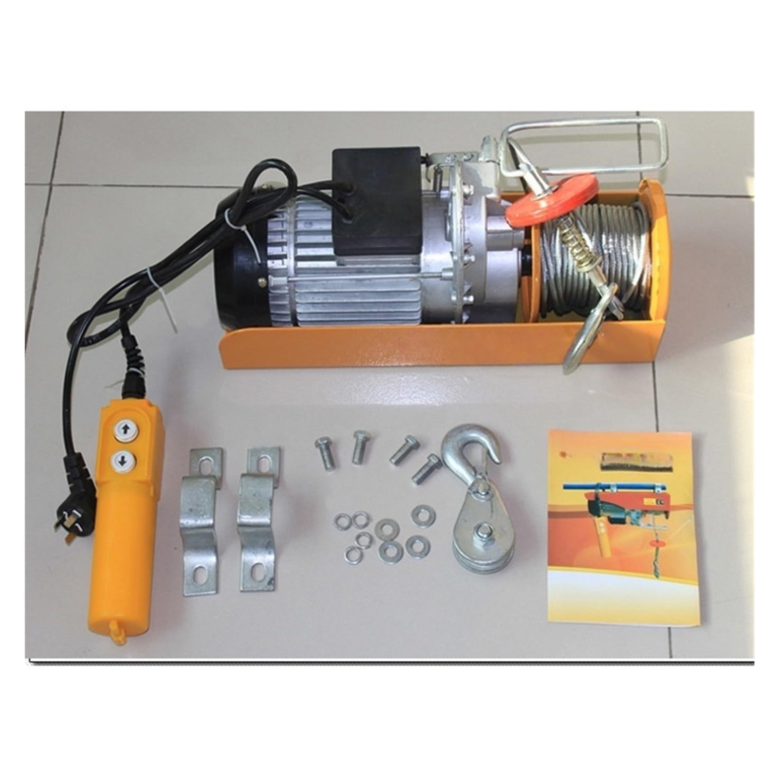 Mini Gru Portatile Con Paranco 12/20/30 M Verricello In Filo Di Acciaio Piccola Domestica Per Ristrutturazione Paranco Elettrico Telecomandato Verricello