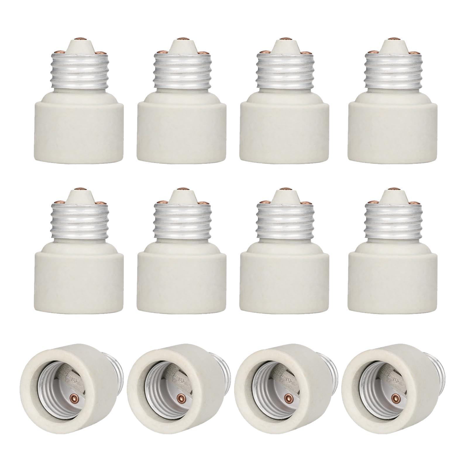 Photo 1 of ALUCSET 12 Pcs Medium Screw Base to Medium Base Light Bulb