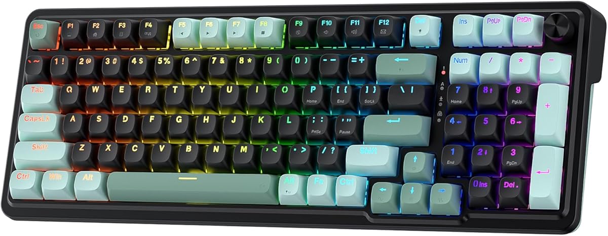 Redragon K686 HE Rapid Trigger Gaming Keyboard, 8K Wired Mechanical Keyboard w/Next-Gen UltraMag 100% POM Silky Magnetic Switch, Dual-Module Floating Patent Structure Design, 2-Layer Noise Dampening