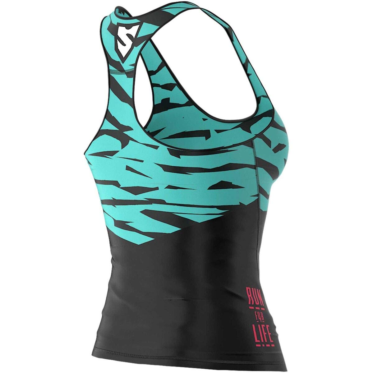 Detailaufnahme des SMMASH Tank-Tops, das atmungsaktive Material hervorhebend.