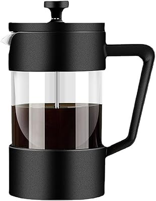 Oggi 12oz French Press Coffee Maker - Single Serve Borosilicate Glass Coffee Press, 3 Cup Capacity, Olive Green-824338