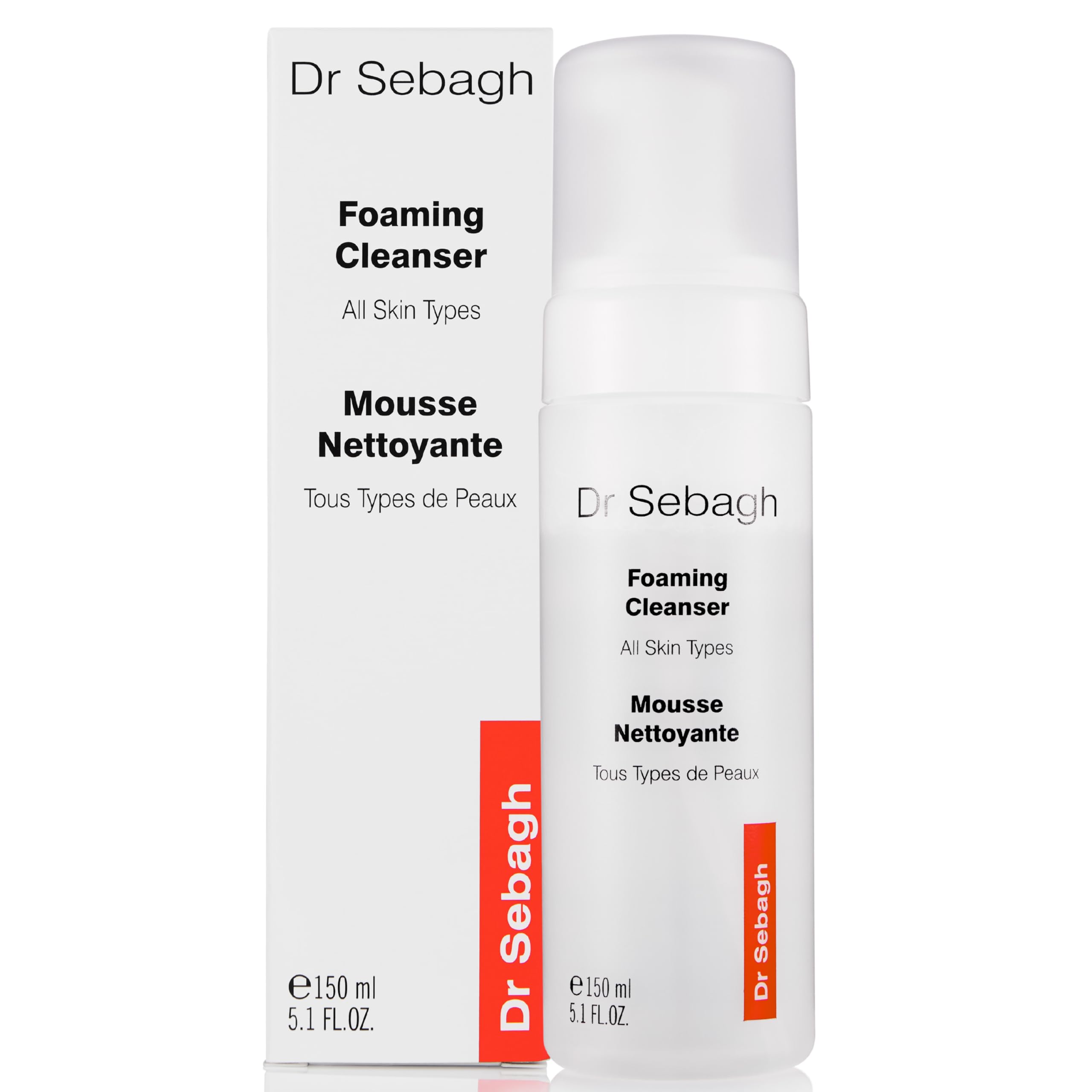 Foaming Cleanser for all skin types | Removes make-up and impurities | Tones skin and tightens pores | Gentle Facial Cleansing for Radiant Skin- 150 ml