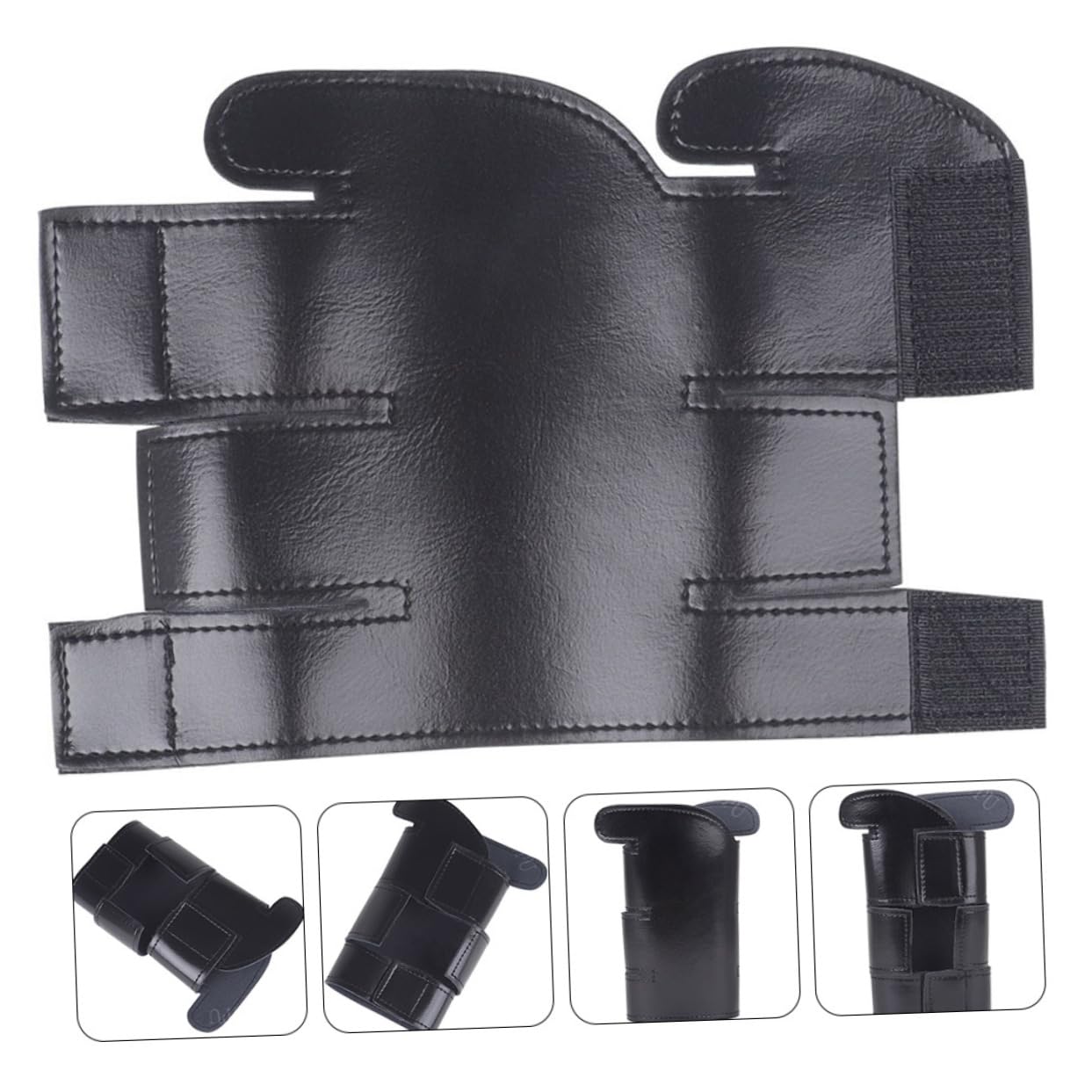 Vaguelly Trumpet Guard PU Leather Protector Wrap for Trumpet Moisture Dirt Resistant Comfortable Grip Replacement for Old Damaged Valve Covers