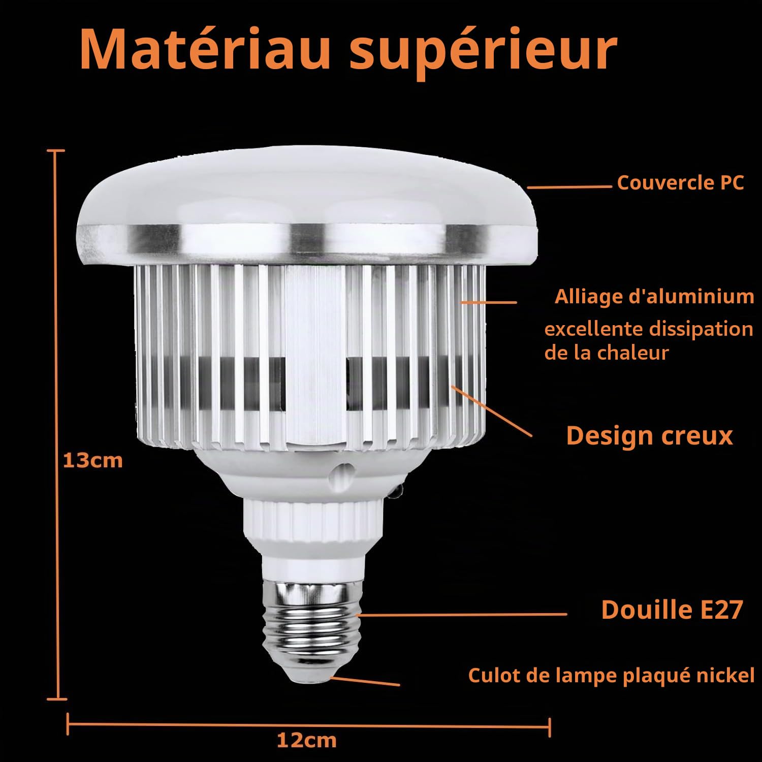 2X 50W Photographie Ampoule LED Lampe Photo Bicolore dimmable E27 3000-6500K Studio Photo Ampoule lumière du Jour pour Studio Photographe Enregistrement vidéo Softbox Éclairage Domestique
