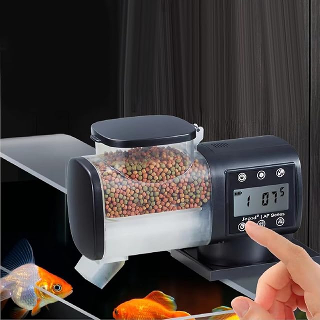 Foto 7 de 7 de Comedero Automatico Peces, Dispensador Comedero Acuario Distributeur Automatique de Nourriture pour Poissons…
