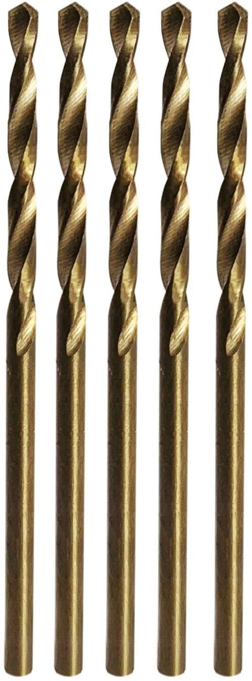 (1.5mm /5pcs) Small Size Cobalt Drill bits for Stainless Steel, Hard Metal and Wood.