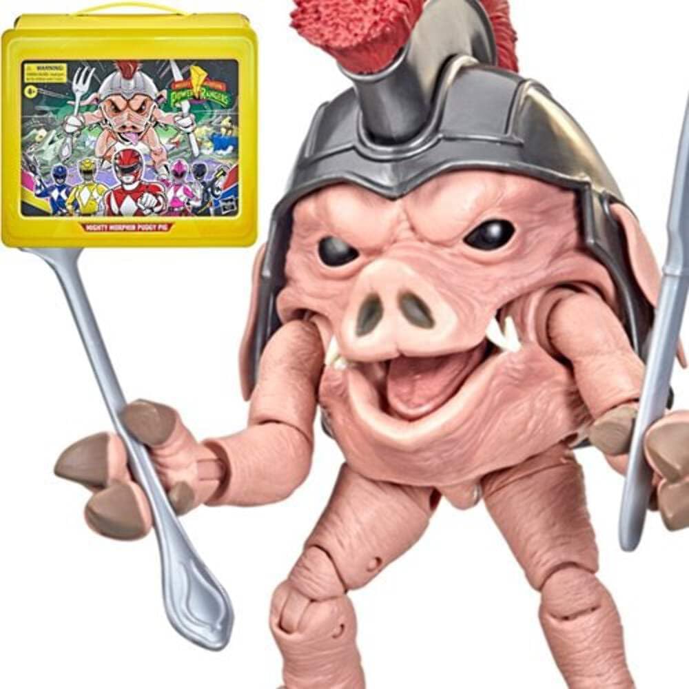 Power Rangers Lightning Collection Mighty Morphin Pudgy Pig 15 cm figurka premium do kolekcjonowania w specjalnej edycji, opakowanie na lunch F04945L1