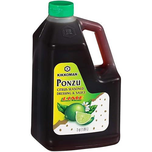 Miniatura 3 de Kikkoman Botella de plástico Ponzu Lime FS, 64 onzas líquidas (paquete de 2)