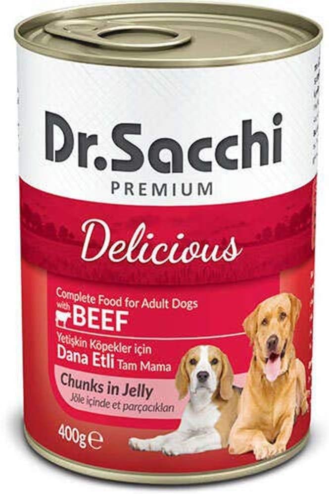 Dr.Sacchi Konserve Köpek Sığır Etli 400Gr