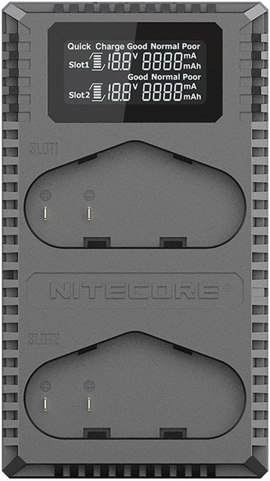 Black Friday Sale 2022 Nitecore UCN4 Pro Dual Charger for Canon LP-E4 & LP-E4N