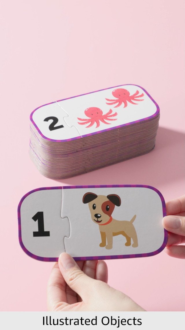 Amazon.com: Learning Resources Counting Puzzle Cards, Kindergarten