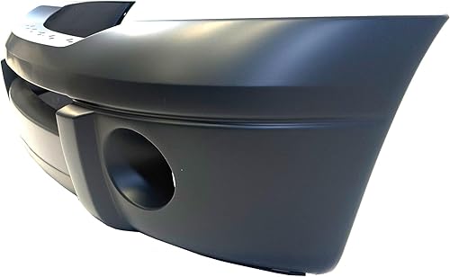 Miniatura 5 de FitParts Compatible con cubierta de parachoques delantero Dodge Ram 2006-2009 SLT ST SXT con agujeros para luces antiniebla. Nuevo, imprimado y