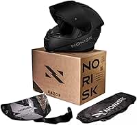 Capacete Norisk Edition Preto Fosco Com 2 Viseiras + Spoiler