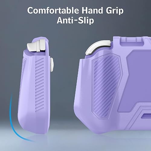 Miniatura 5 de Switch Lite - Funda protectora compatible con Nintendo, Kmasic de cuerpo completo, protector de pantalla integrado, TPU antigolpes, accesorios para