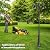 Dusk to Dawn Outdoor Lamp Post Lights with Outlet,Double-Head Farmhouse Street Light Fixture,Aluminum Exterior Black Pole Lights,Waterproof Lantern Lamp Outdoor Lighting for Garden,Patio,Pathway