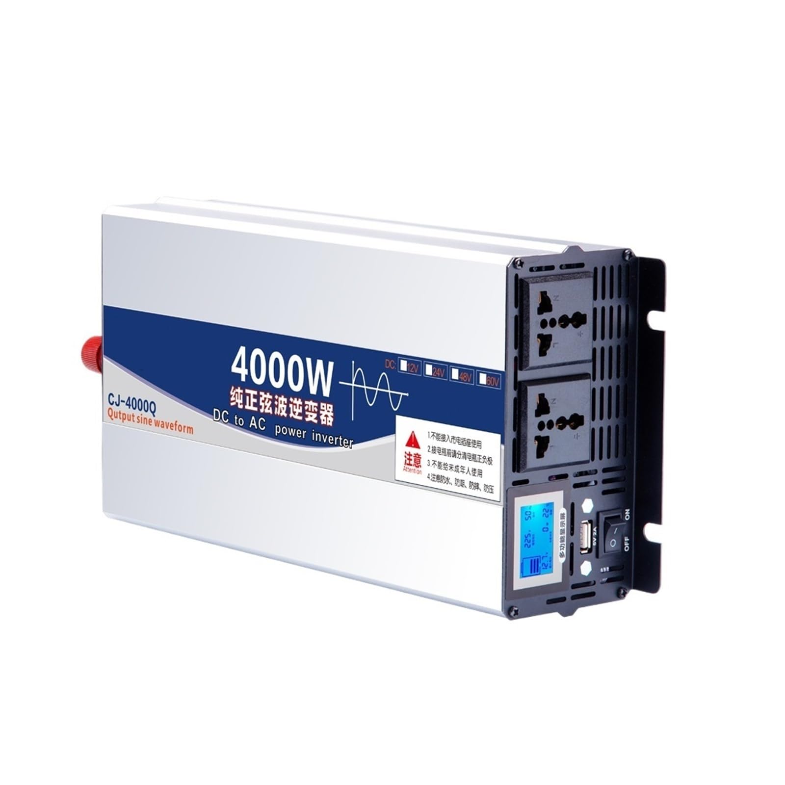 SWEWDSQG Universal Inverter 12v 24v 110v 120v 220v pure sine wave 48V 60V 72V 4000w 5000w 6000w power inverter(48V,240V 50HZ)