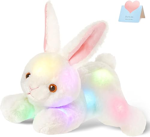 Miniatura 6 de SpecialYou Schnauzer - Juguete de peluche con luz musical de 10 pulgadas con luces nocturnas, canciones de cuna, cumpleaños para niños pequeños