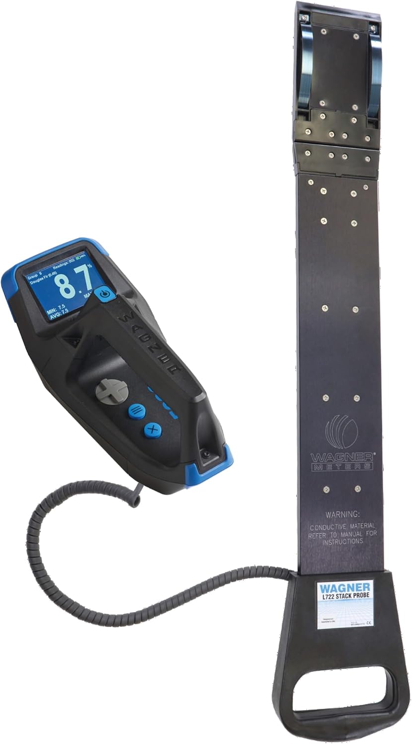L5300 Industrial Wood Moisture Meter and L722 Lumber Stack Probe Combo (Standard Calibrator)