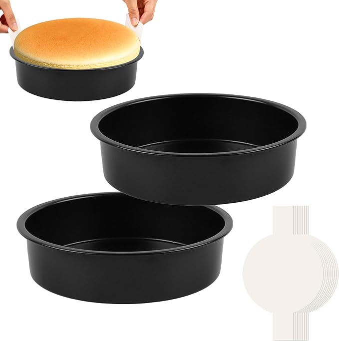9 Inch Cake Pan Set of 2 - Nonstick Carbon