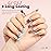 FZANEST Jelly Brown Nude Gel Polish, Sheer Milky Jelly Gel Nail Polish All Seasons Color Soak Off LED UV Varnish Nail Art Manicure 301,0.5 Fl Oz