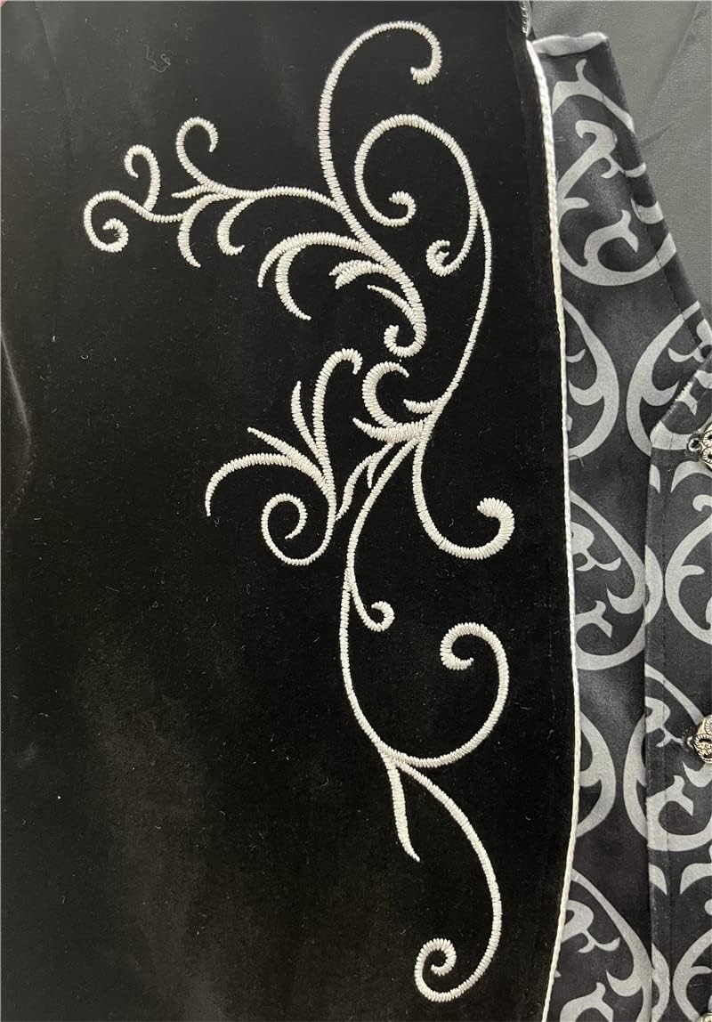 Crubelon Men Steampunk Tailcoat Jacket Gothic Costume Victorian Frock Coat - Image 4