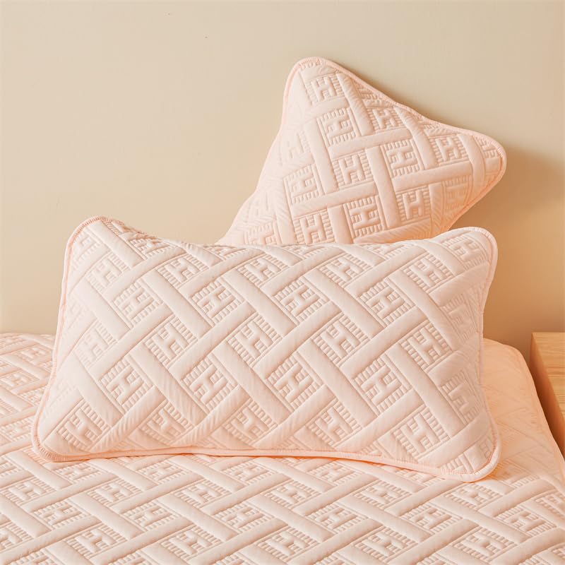 Mattress Protector Breathable Mattress Pad Cover Fitted Deep Pocket 11 Soft Noiseless Mattress Cover Washable for Home Hotel