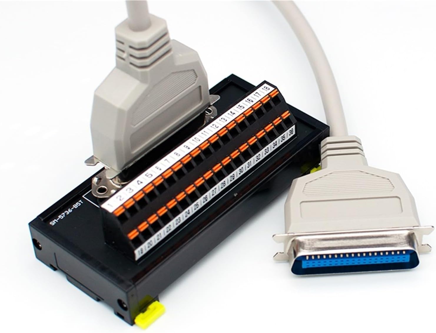 36 Pole Solder Board Printer Interface Slot Connector Splitter CN57 Series Wire Harness Pure Copper(SM-5736M-B5T)