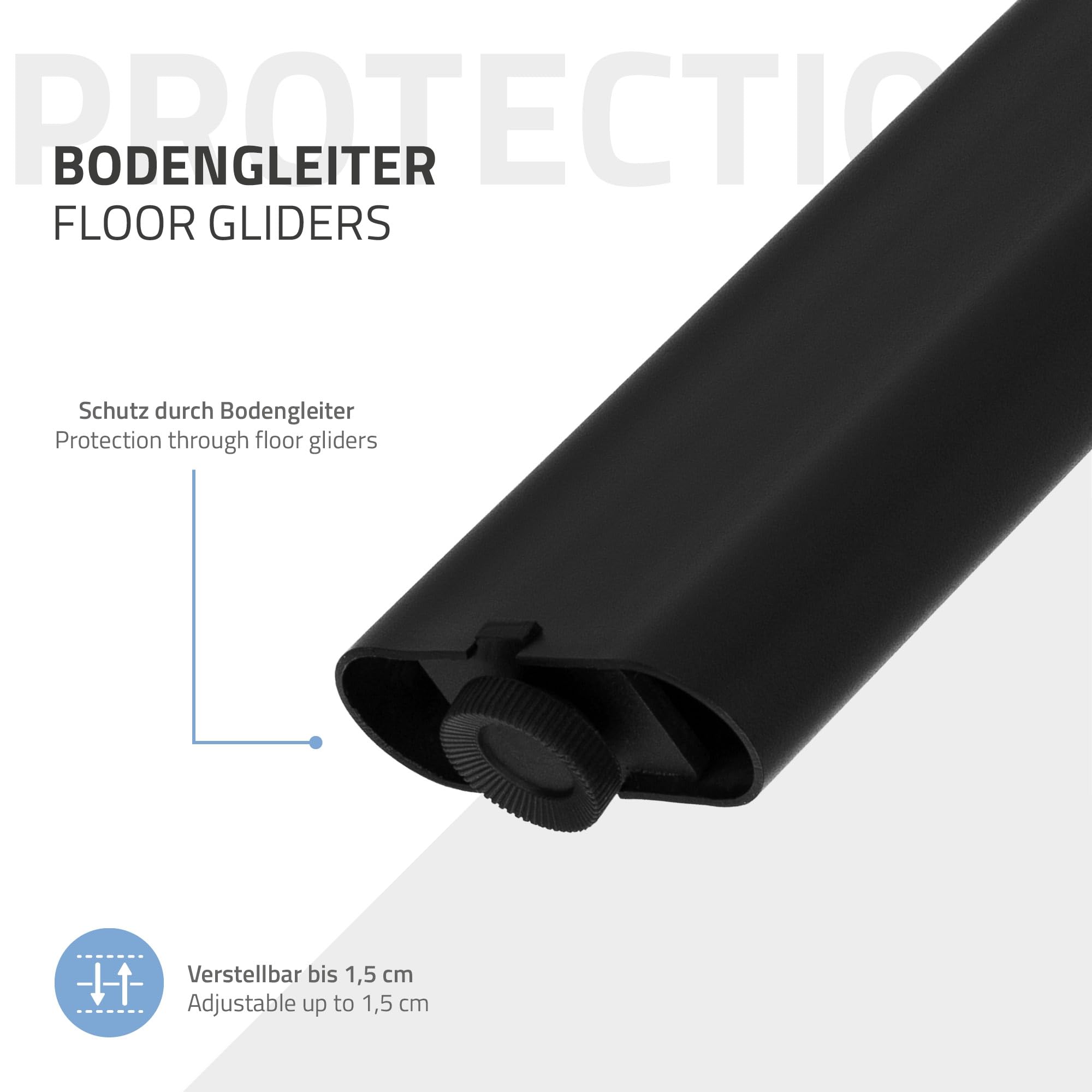 ML-Design Tischbeine Metall Schwarz 2er Set, Tischgestell Outdoor wetterfest, Tischfüße aus Stahl, Tischkufen A-Form, Schreibtischbeine Untergestell Möbelfüße für Esstisch Schreibtisch, 60x72 cm Flach