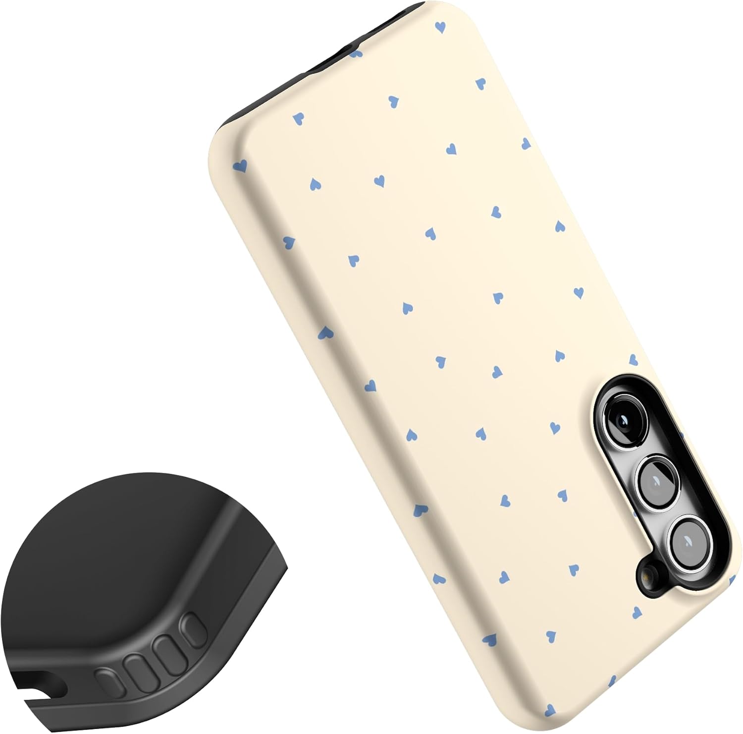 Casely Galaxy S23 Plus Case | I'm Yours | Tiny Hearts | Essential Slim Dual-Layer Protective Design