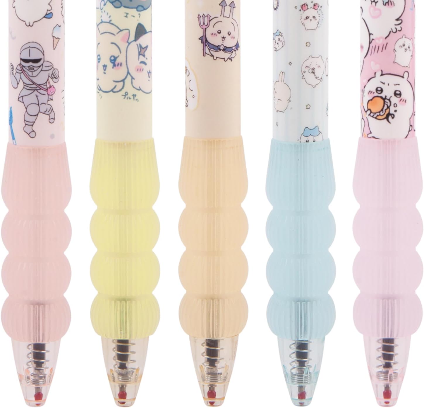 20 PCS Anime Click Gel Pens Set + Storage Bag, 0.5MM Fine Tip Black Ink, School Office Supplies Product for Daily Use
