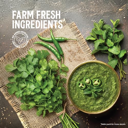 Image of Kissan Chatpati Hari Chutney, 200g, For Flavorful & Versatile Meals, With Fresh Coriander, Mint & Green Chillies, Silbatta-Like Texture, Sourced From Indian Farms, Ready To Eat (Pack of 2)