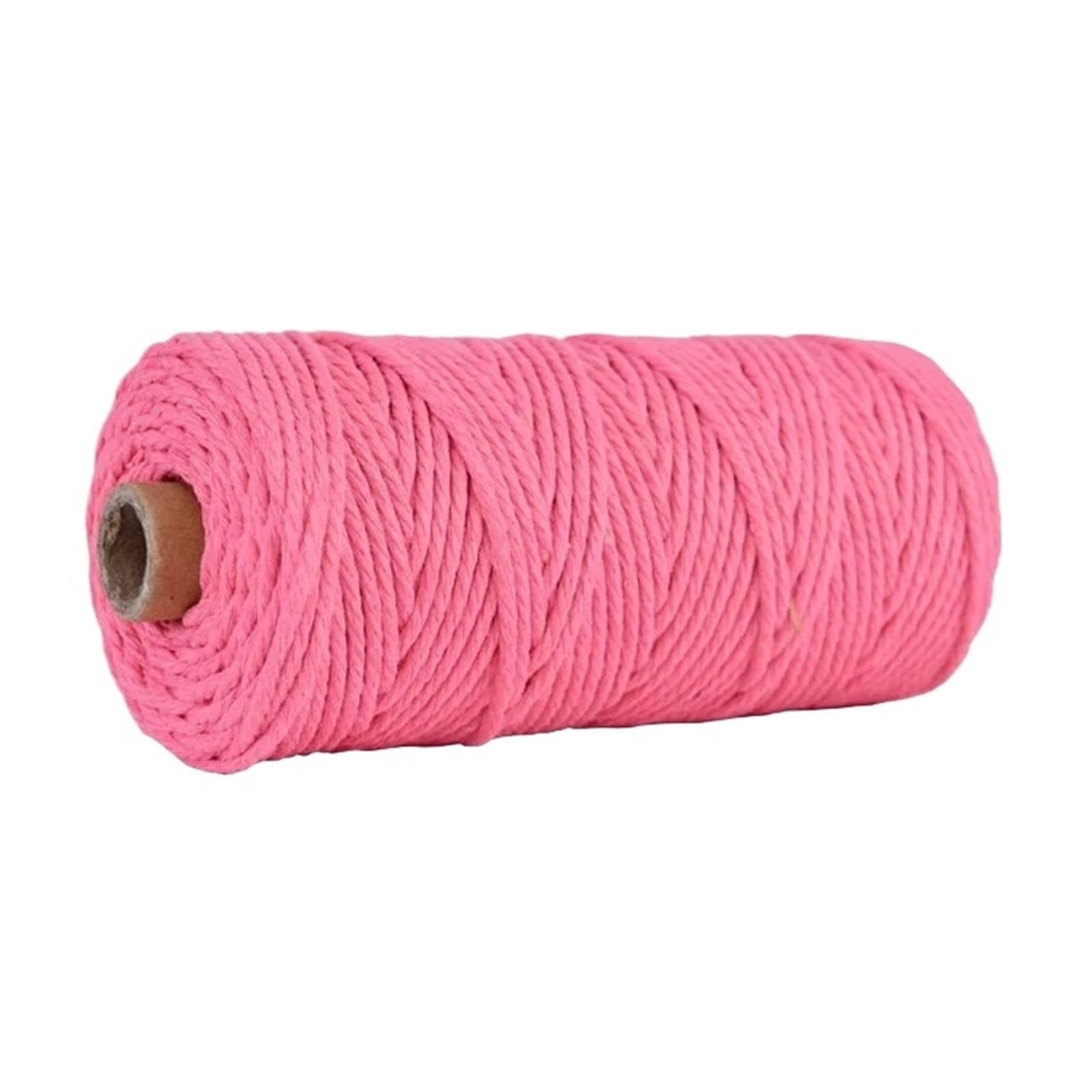 Cotton Macrame Cord 100M/Roll 3.0mm Colored Macrame Cotton Cord Colorful Twine String Rope Craft for Knitting Home Textile(Color9)