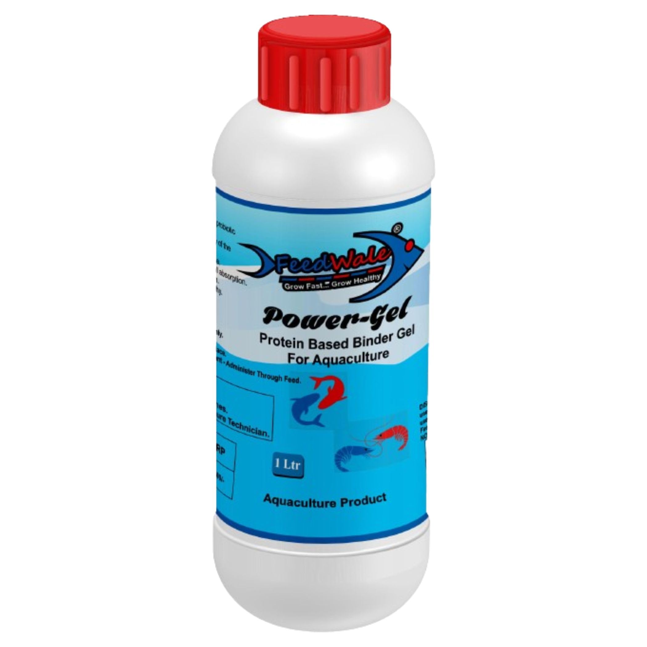 FeedWale Power Gel Protein Based Binder Gel to Mix Medicines with Fish Feed - 1 Litre-image-2