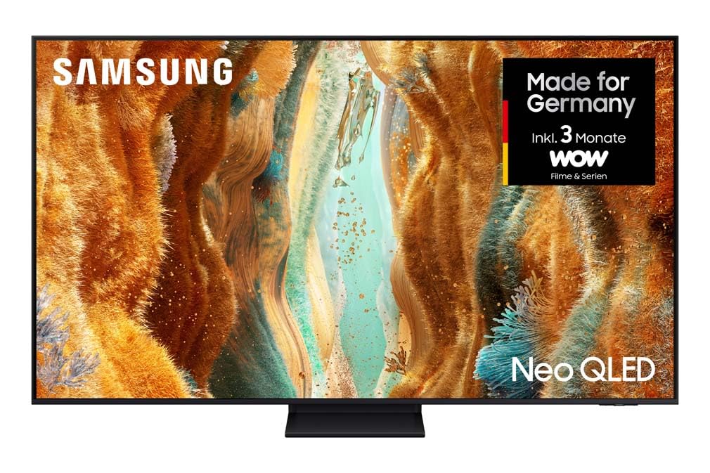 Samsung Neo QLED 4K QN70F 55 Zoll (138 cm) Mini LED Fernseher, Optimiert für Fussball, NQ4 AI Gen2 Prozessor, Quantum Matrix Technology Slim, Motion Xcelerator, Samsung Vision AI Smart TV