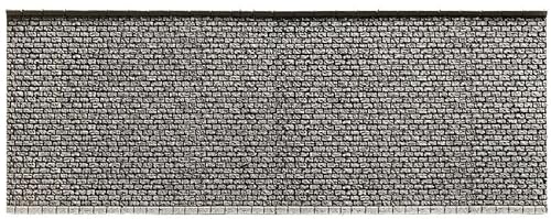 Noch Muro/33,4 X 12,5 Cm/Struttura In Schiuma Rigida/Muro Di Pietra Professionale Plus/Scartamento H0 / Modello Finito/Dipinto/Fai Da Te