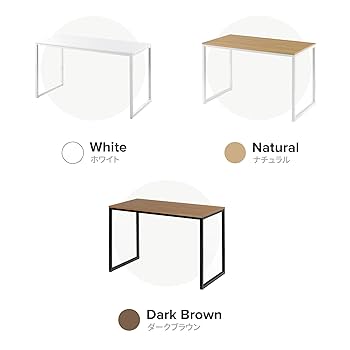 Amazon.co.jp: ZINUS Jennifer ワークデスク ホワイト 幅120