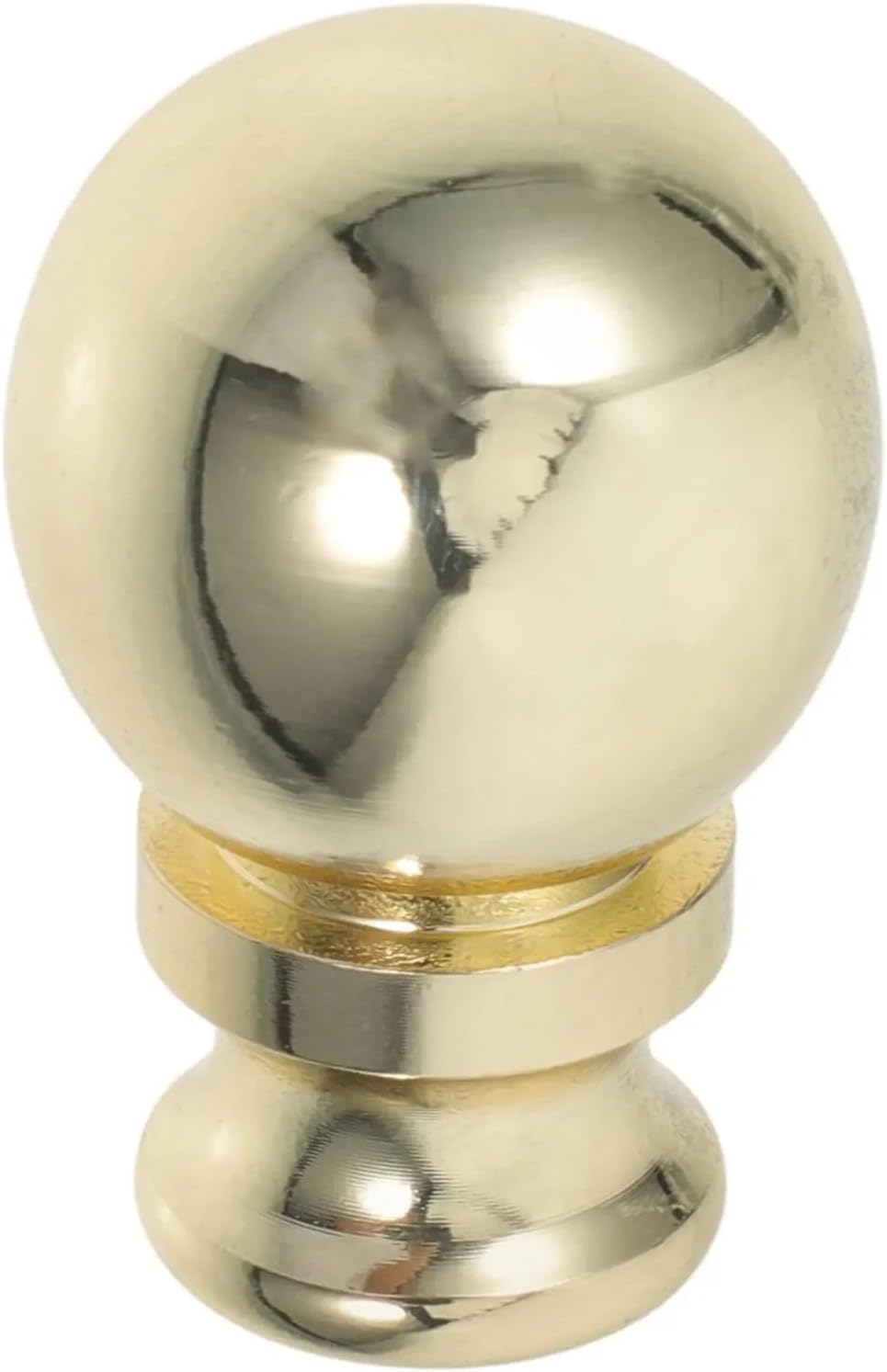 Finials for Lamps 3pcs Vintage Gold Finish Lamp Finial Caps, Aluminum Alloy Round Head Knob for Table Lamps